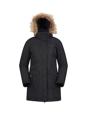 Mountain Warehouse Black Tarka Waterproof Long Padded Jacket - Image 1 of 5