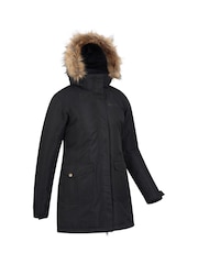 Mountain Warehouse Black Tarka Waterproof Long Padded Jacket - Image 2 of 5
