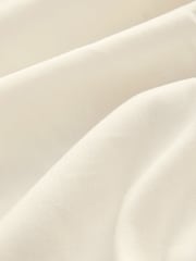 White Regular Fit Signature Linen Blend Short Sleeve Shirt - Image 8 of 9