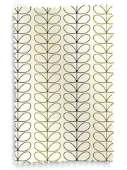 Orla Kiely Black and Olive Green Linear Stem Made to Measure Roller Blinds - Image 5 of 6