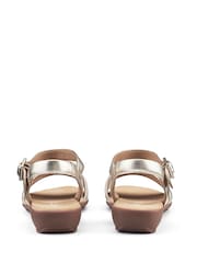Hotter Gold Hotter Tropic Buckle Regular Fit Sandals - Image 2 of 2