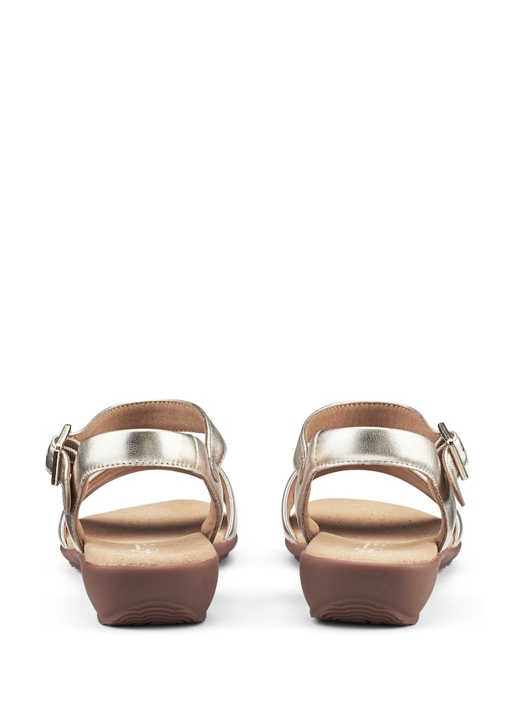 Hotter Gold Hotter Tropic Buckle Regular Fit Sandals - Image 2 of 2