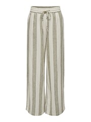JDY White Petite Wide Leg Linen Mix Co-Ord Trousers - Image 4 of 5