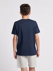 Jack Wills Navy Boys Regular Fit Carnaby 100% Cotton T-Shirt - Image 2 of 7