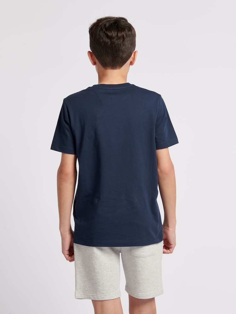 Jack Wills Navy Boys Regular Fit Carnaby 100% Cotton T-Shirt - Image 2 of 7