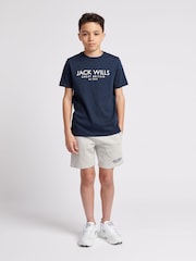 Jack Wills Navy Boys Regular Fit Carnaby 100% Cotton T-Shirt - Image 3 of 7