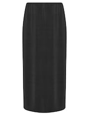 Yours Curve Black YOURS LONDON Curve Forest Green Slinky Maxi Skirt - Image 5 of 5
