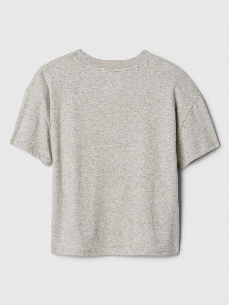 Gap Grey Flamingo Graphic Short Sleeve Crew Neck T-Shirt (4-13yrs) - Image 2 of 2