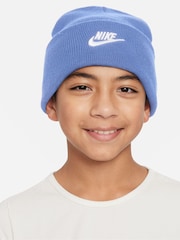 Nike Blue Kids Peak Winter Beanie - Image 1 of 4