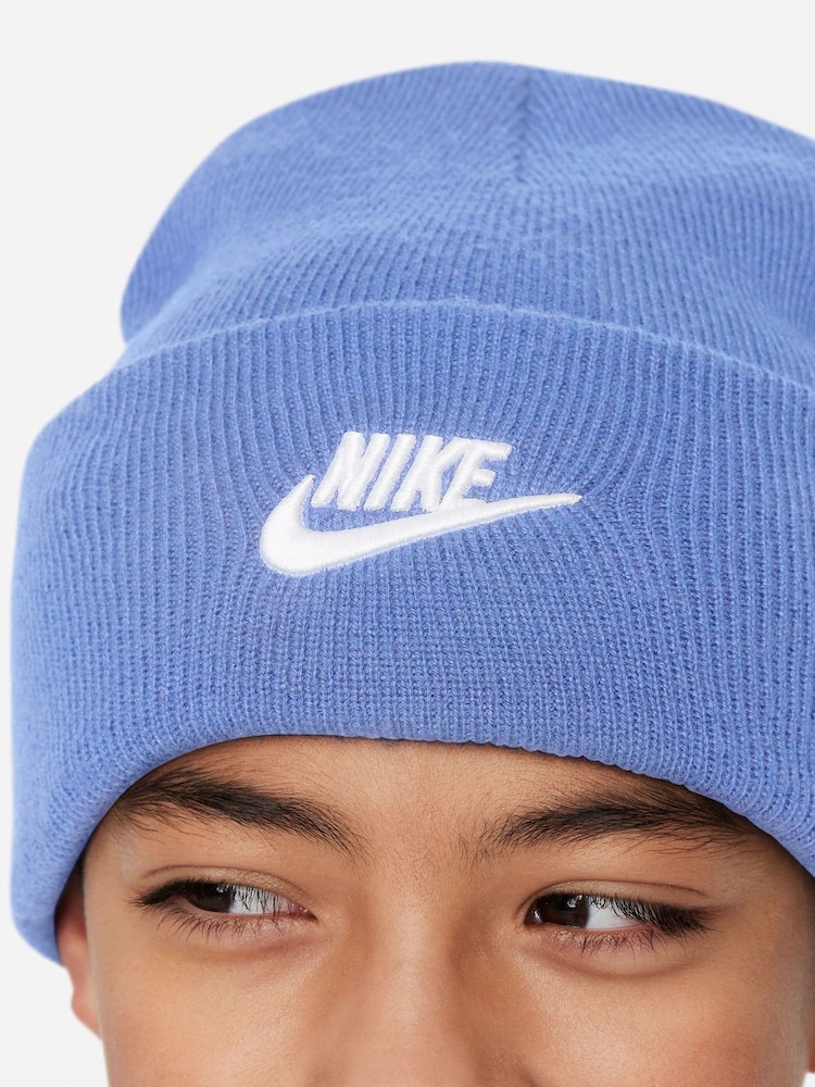 Nike Blue Kids Peak Winter Beanie - Image 4 of 4