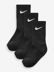Nike Black Little Kids 3 Pack Socks - Image 1 of 2