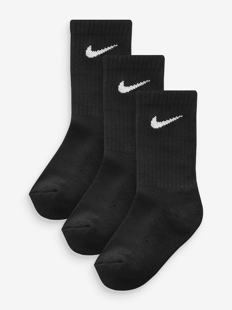 Nike Black Little Kids 3 Pack Socks - Image 1 of 2