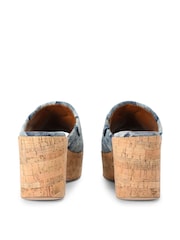 Kurt Geiger London Denim Kensington Mule Sandals - Image 4 of 5