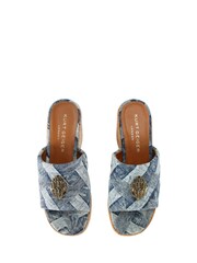 Kurt Geiger London Denim Kensington Mule Sandals - Image 5 of 5