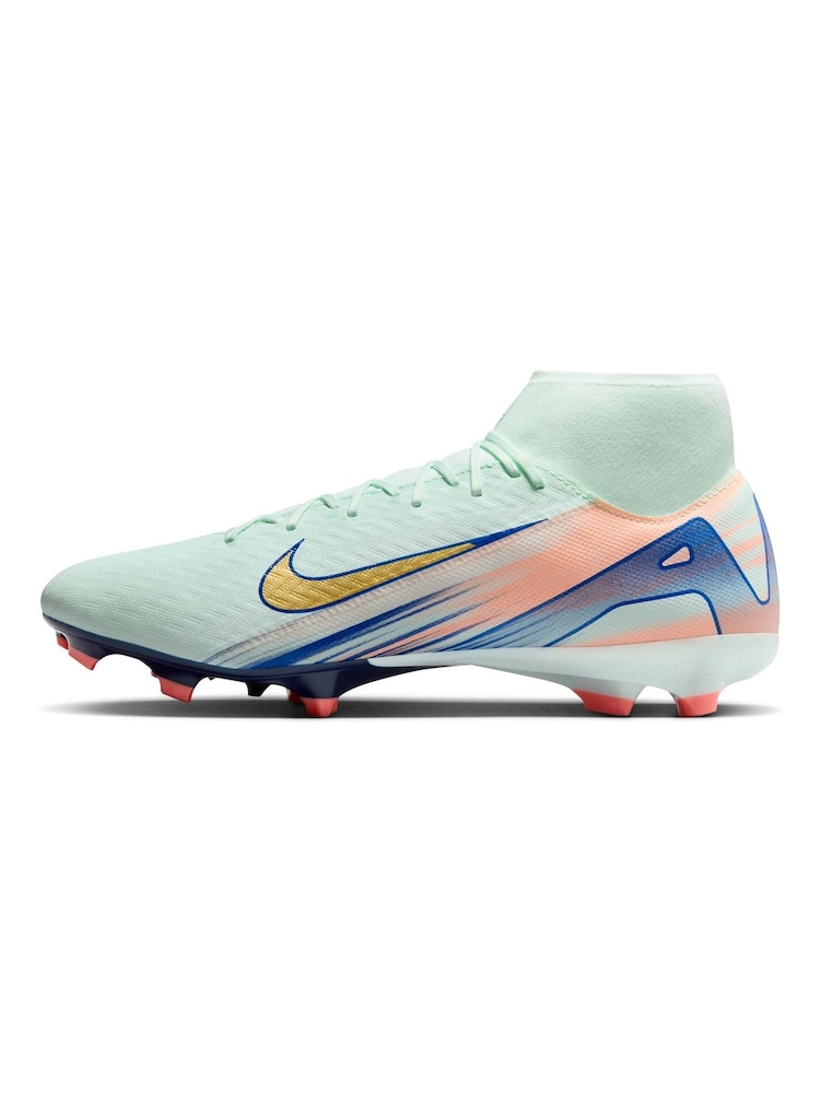 Nike Barely Green/Gold Adults Zoom Superfly 10 Academy Multi Ground Football Boots - Image 8 of 8