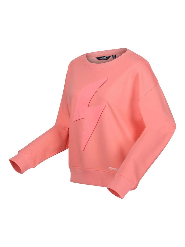 Regatta Pink Avika Coolweave Cotton Fleece - Image 7 of 7 Regatta Pink Avika Coolweave Cotton Fleece - Image 7 of 7