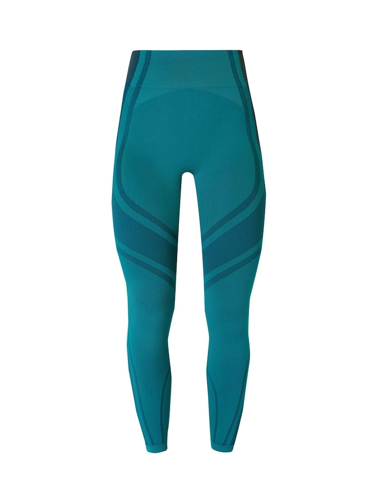 Sweaty Betty Reef Teal Navy Blue Silhouette Sculpt Seamless Workout Leggings - Image 7 of 7