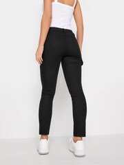PixieGirl Petite Black Skinny Utility Cargo Trousers - Image 6 of 7