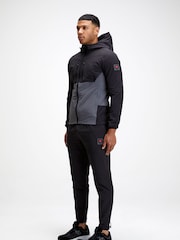 Zavetti Canada Mens Vosso Woven Zip Through Hoodie - Image 2 of 6