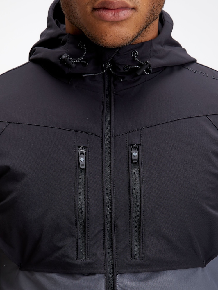 Zavetti Canada Mens Vosso Woven Zip Through Hoodie - Image 6 of 6