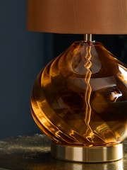 Amber Orange Freya Table Lamp - Image 3 of 5