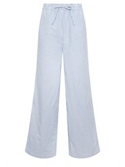 Long Tall Sally Blue Stripe Wide Leg Trousers - Image 6 of 6