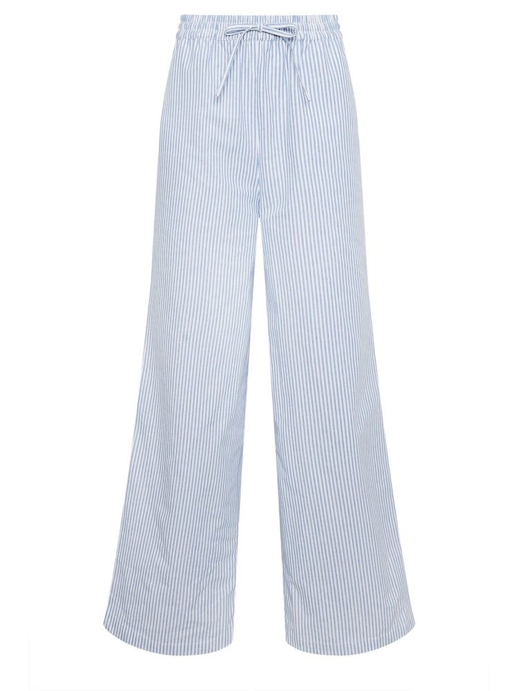 Long Tall Sally Blue Stripe Wide Leg Trousers - Image 6 of 6 Long Tall Sally Blue Stripe Wide Leg Trousers - Image 6 of 6