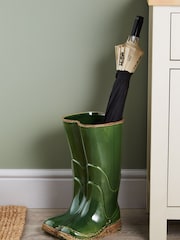 Green Wellington Boots Umbrella Stand - Image 2 of 2