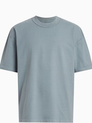 AllSaints Blue Isac Short Sleeve Crew T-Shirt - Image 9 of 9