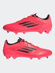 adidas Bright Red F50 League Firm / Multi Ground Football Boots - Image 5 of 10