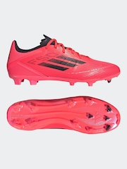 adidas Bright Red F50 League Firm / Multi Ground Football Boots - Image 6 of 10