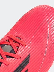 adidas Bright Red F50 League Firm / Multi Ground Football Boots - Image 9 of 10