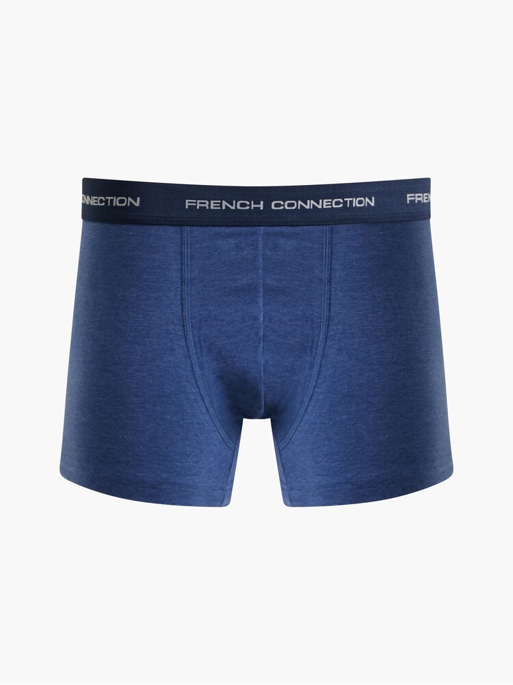 French Connection Navy Boxers 3 Pack - Image 2 of 4
