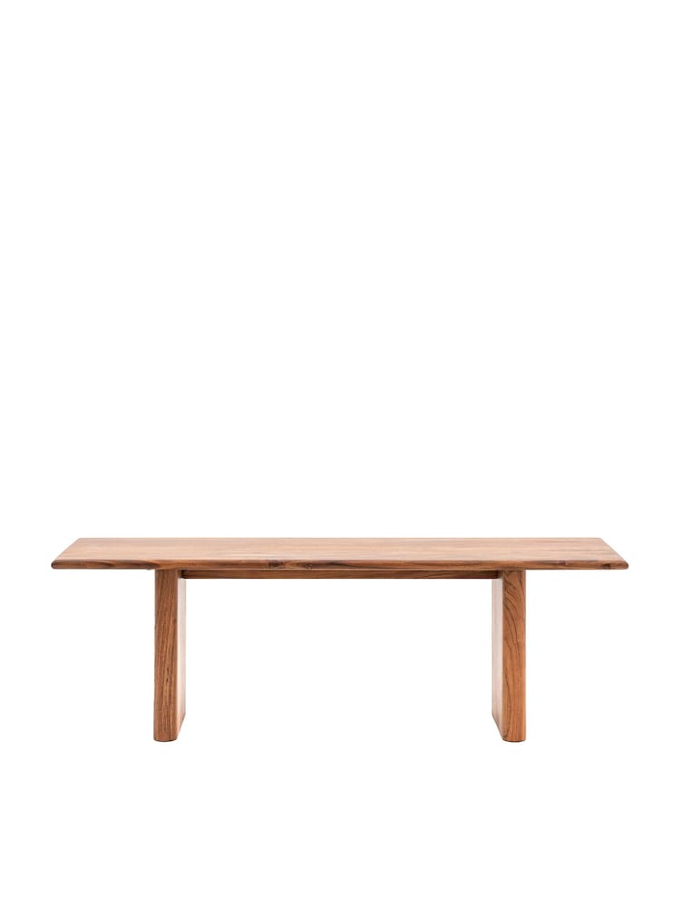Gallery Home Natural Eddleston Dining Bench - Image 4 of 4