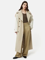 Jigsaw Brown Jigsaw Linen Eden Long Sleeve T-Shirt - Image 6 of 6