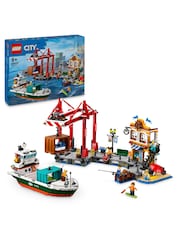 LEGO City Seaside Harbour with Cargo Ship Toy - Image 1 of 9