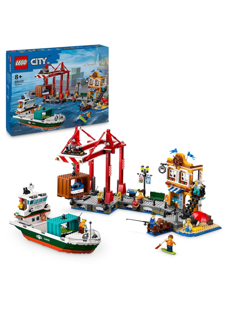 LEGO City Seaside Harbour with Cargo Ship Toy - Image 1 of 9