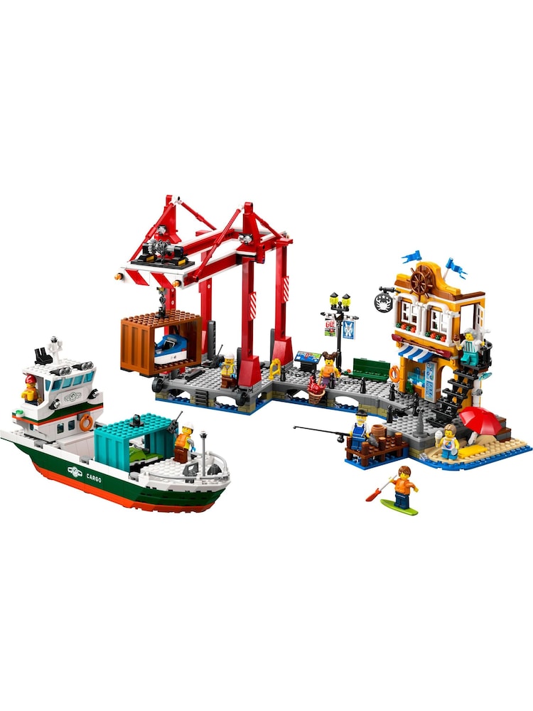 LEGO City Seaside Harbour with Cargo Ship Toy - Image 2 of 9
