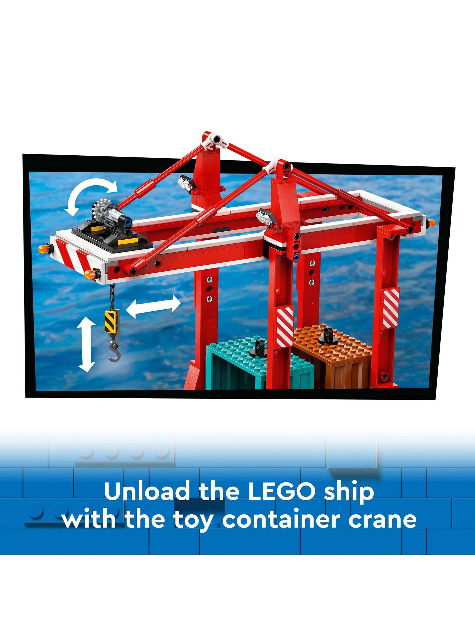 Lego harbour crane cheap