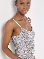 Apricot Multi Sequin Cami Top - Image 3 of 4