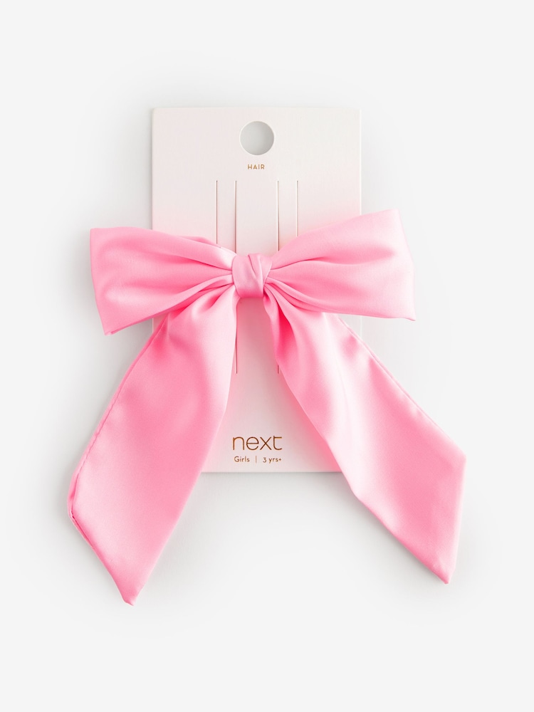 Pink Long Bow Clip - Image 3 of 3