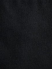 Black Regular Fit Adjustable Tuxedo Trousers With Wool - Image 7 of 8
