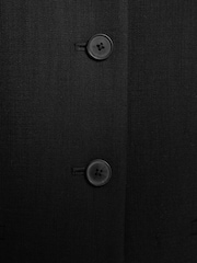 Jigsaw Black Hopsack Tailored Waistcoat - Image 7 of 7