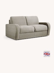 Jay-Be Brushed Twill Smoke Grey Brushed Deco 2 Seater Sofa Bed - Image 2 of 6