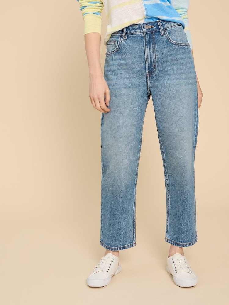 White Stuff Charlie Straight Crop Jeans - Imagen 1 de 7