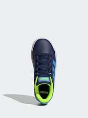 adidas Navy Gazelle Trainers - Image 5 of 8