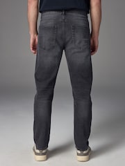 Grey Washed Slim Fit Essential Stretch Jeans - Image 4 of 12