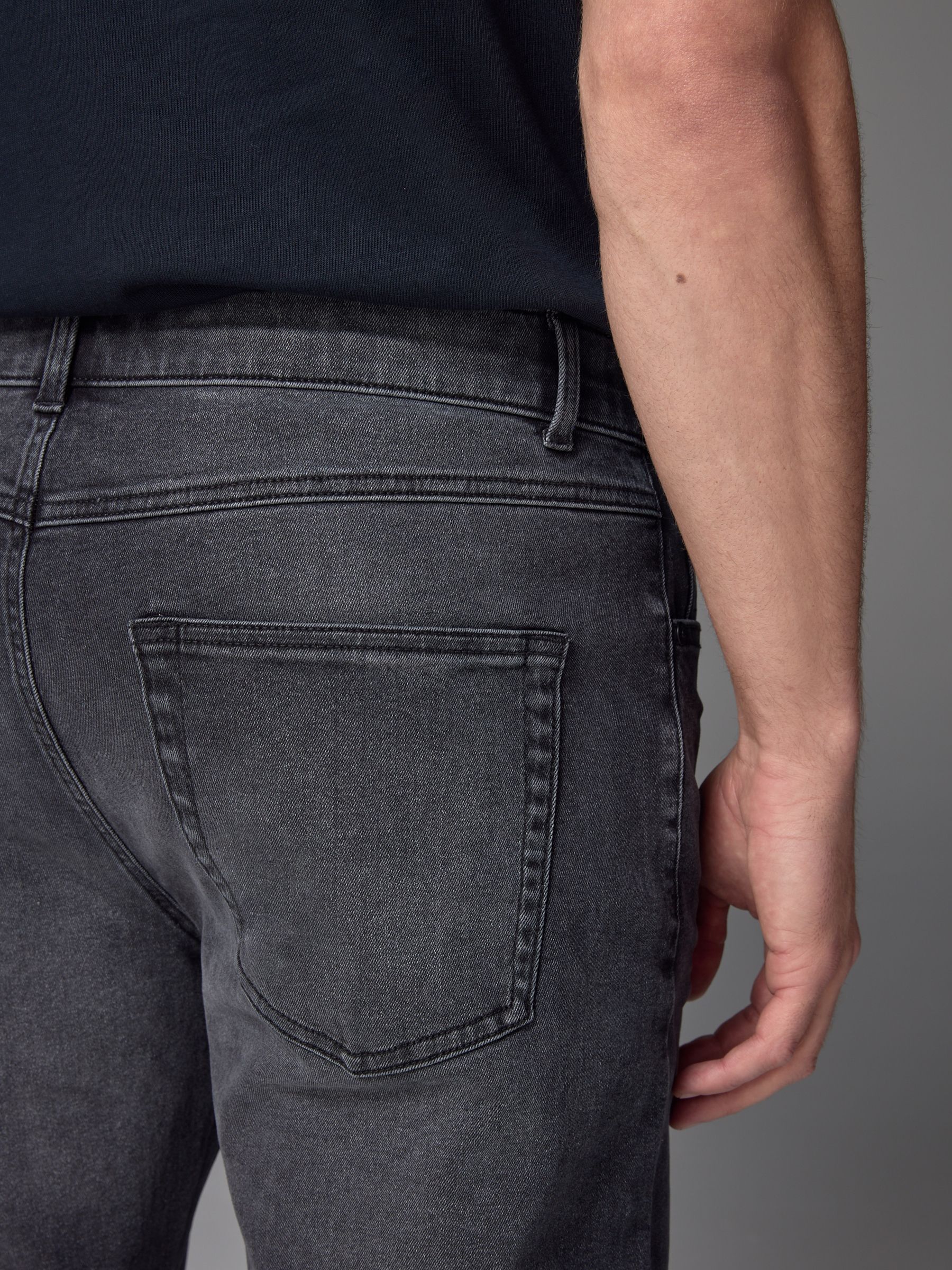 Buy Grey Washed Slim Fit Essential Stretch Jeans from Next USA