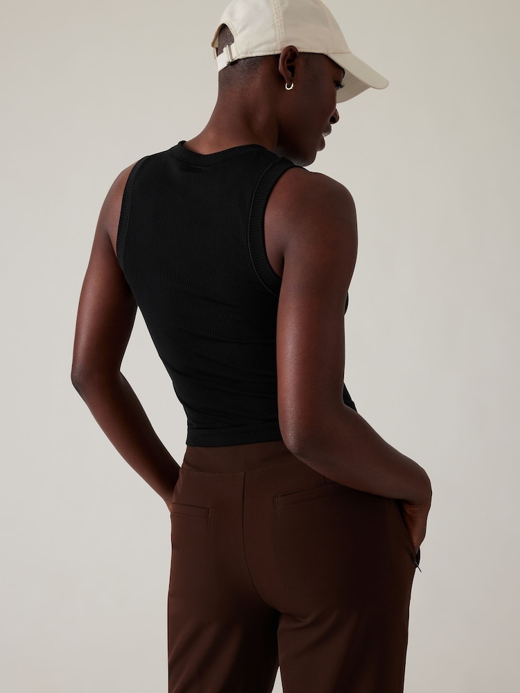Athleta Black Renew Seamless Muscle Tank Top - Image 2 of 4