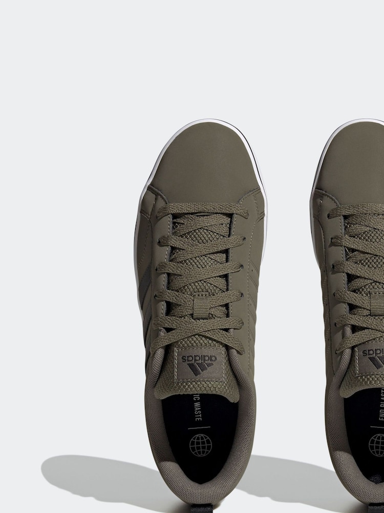 adidas Olive Green VS Pace Trainers - Image 8 of 13